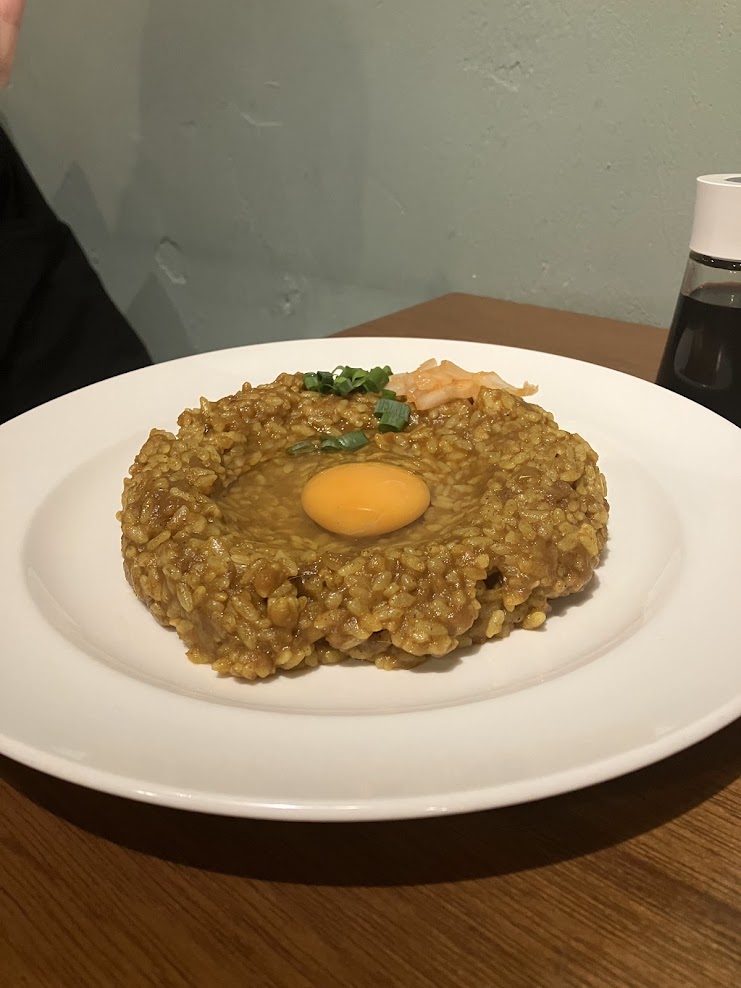 月見咖哩拌飯