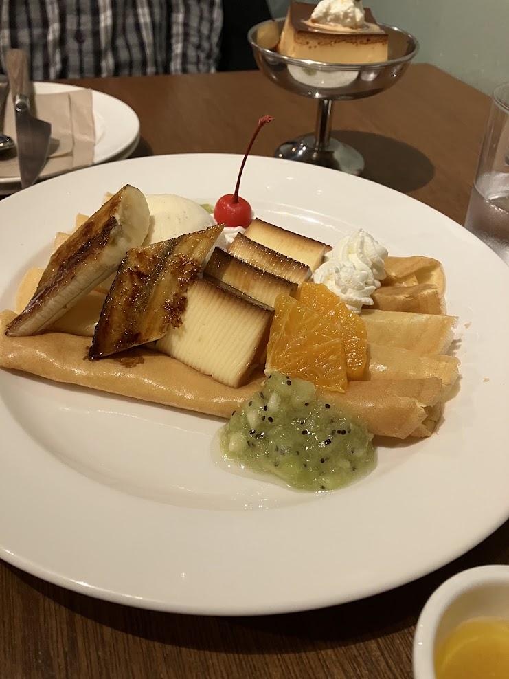 可麗餅 卡士達布丁